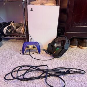 Playstation PS5 Digital  + Controller + Logitech G733 Wireless Headset Tested!!!